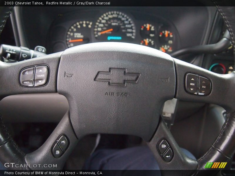 Redfire Metallic / Gray/Dark Charcoal 2003 Chevrolet Tahoe