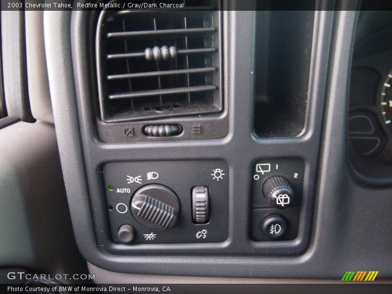 Redfire Metallic / Gray/Dark Charcoal 2003 Chevrolet Tahoe
