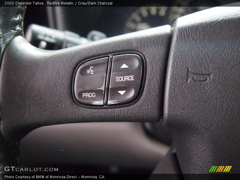 Redfire Metallic / Gray/Dark Charcoal 2003 Chevrolet Tahoe