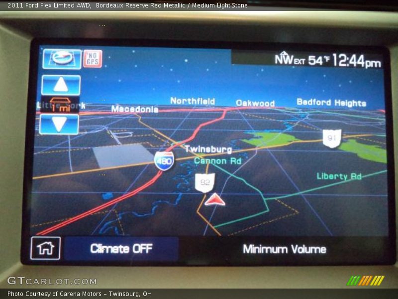 Bordeaux Reserve Red Metallic / Medium Light Stone 2011 Ford Flex Limited AWD