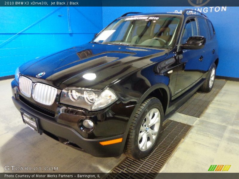 Jet Black / Black 2010 BMW X3 xDrive30i