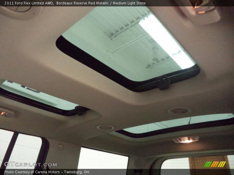 Bordeaux Reserve Red Metallic / Medium Light Stone 2011 Ford Flex Limited AWD