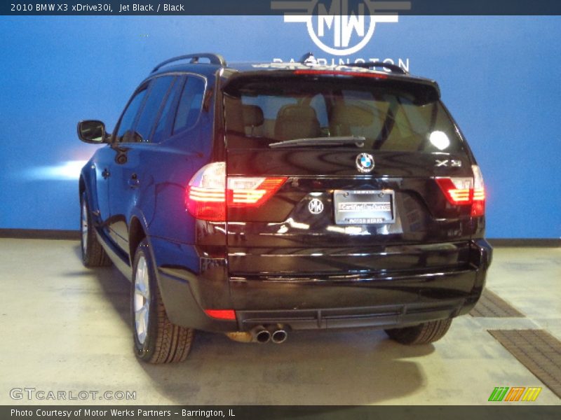 Jet Black / Black 2010 BMW X3 xDrive30i