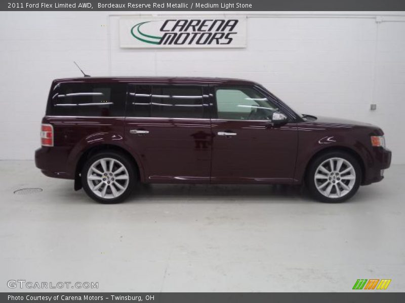 Bordeaux Reserve Red Metallic / Medium Light Stone 2011 Ford Flex Limited AWD
