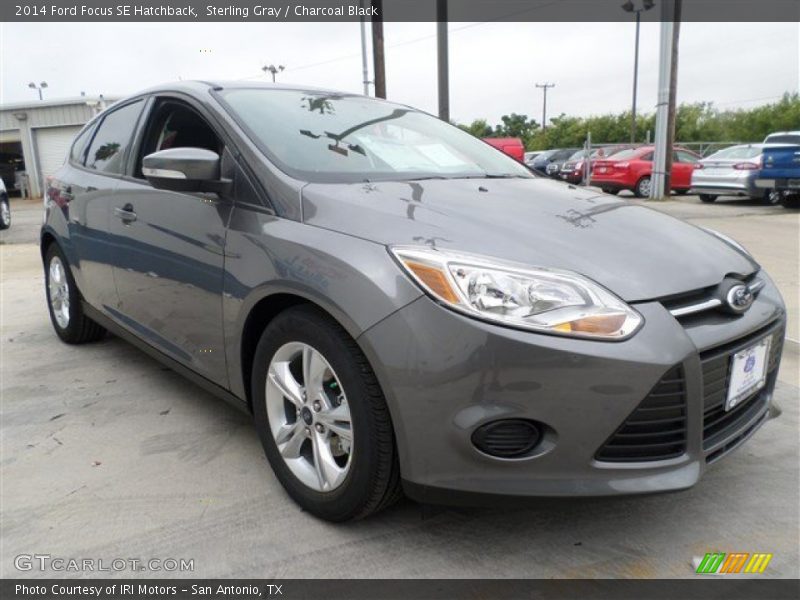 Sterling Gray / Charcoal Black 2014 Ford Focus SE Hatchback