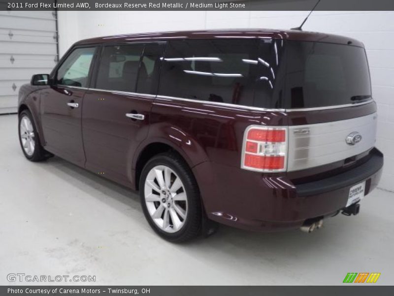 Bordeaux Reserve Red Metallic / Medium Light Stone 2011 Ford Flex Limited AWD