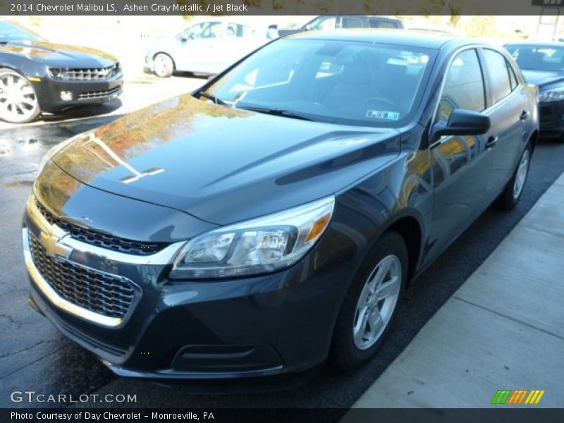 Ashen Gray Metallic / Jet Black 2014 Chevrolet Malibu LS