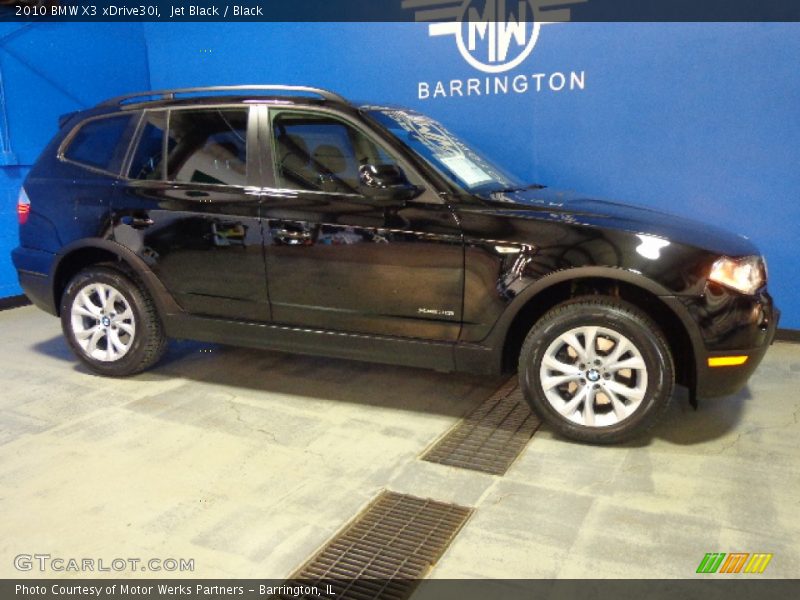 Jet Black / Black 2010 BMW X3 xDrive30i