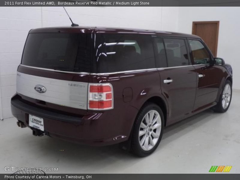 Bordeaux Reserve Red Metallic / Medium Light Stone 2011 Ford Flex Limited AWD
