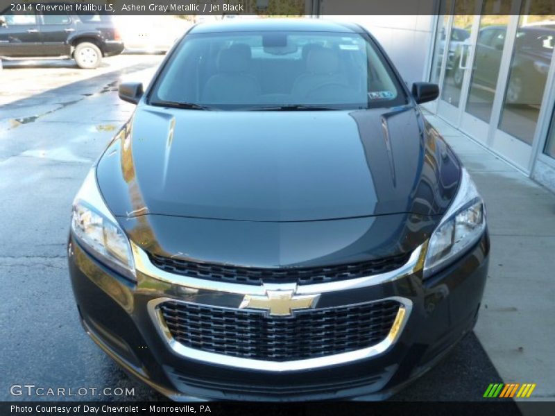Ashen Gray Metallic / Jet Black 2014 Chevrolet Malibu LS