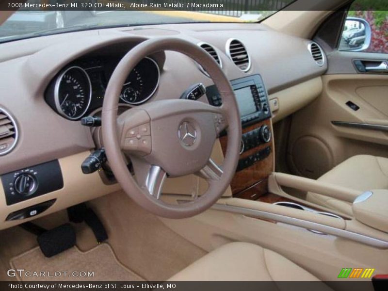 Alpine Rain Metallic / Macadamia 2008 Mercedes-Benz ML 320 CDI 4Matic