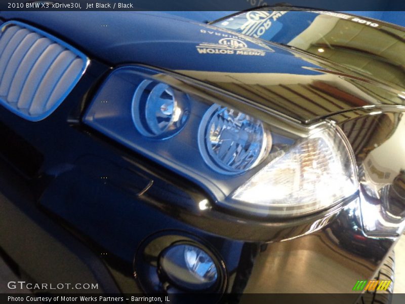 Jet Black / Black 2010 BMW X3 xDrive30i