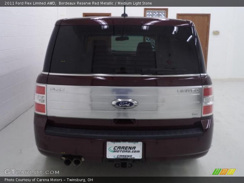 Bordeaux Reserve Red Metallic / Medium Light Stone 2011 Ford Flex Limited AWD