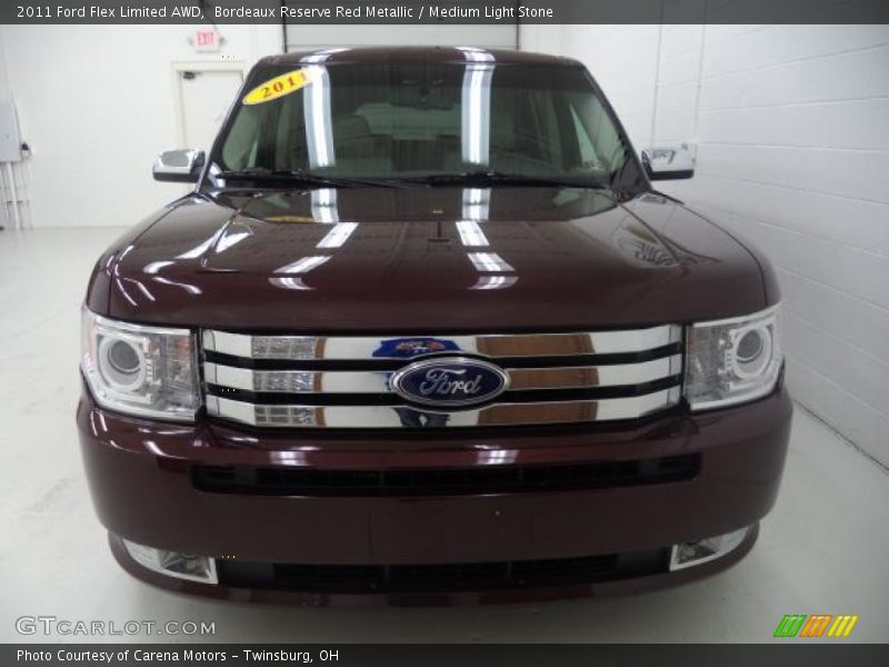 Bordeaux Reserve Red Metallic / Medium Light Stone 2011 Ford Flex Limited AWD