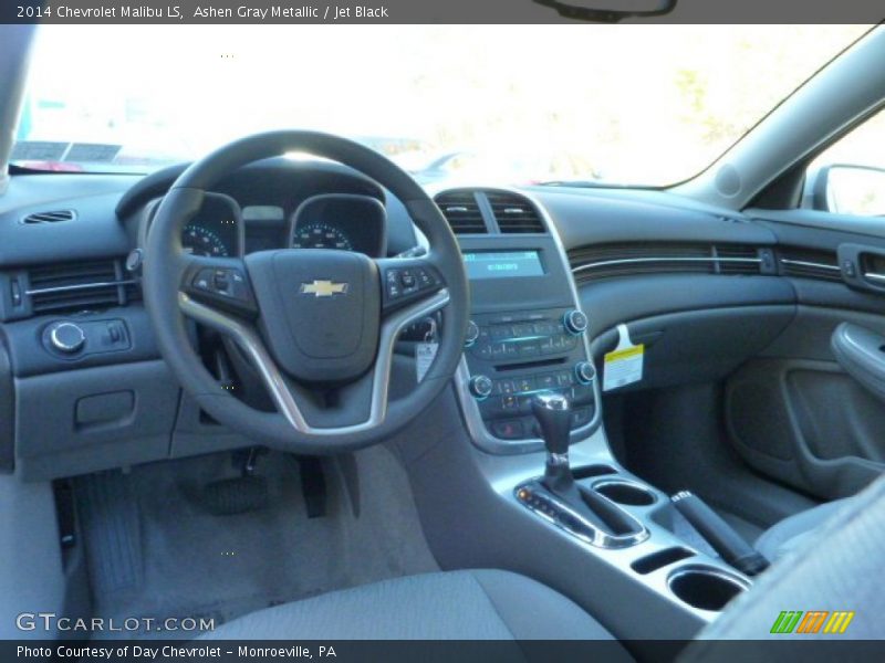 Ashen Gray Metallic / Jet Black 2014 Chevrolet Malibu LS