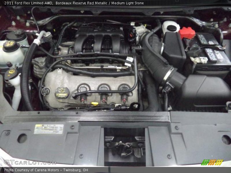 Bordeaux Reserve Red Metallic / Medium Light Stone 2011 Ford Flex Limited AWD
