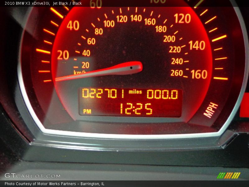Jet Black / Black 2010 BMW X3 xDrive30i