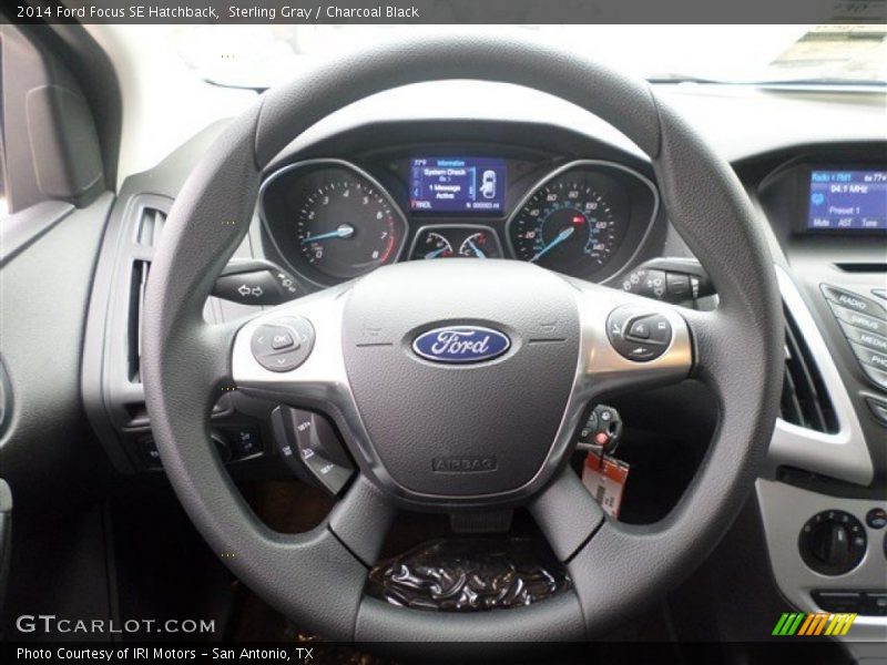Sterling Gray / Charcoal Black 2014 Ford Focus SE Hatchback