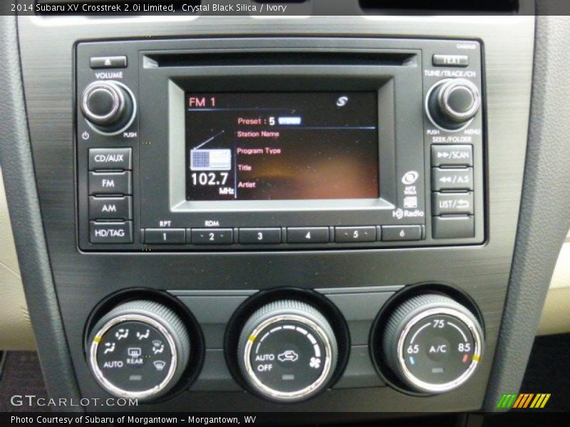 Crystal Black Silica / Ivory 2014 Subaru XV Crosstrek 2.0i Limited