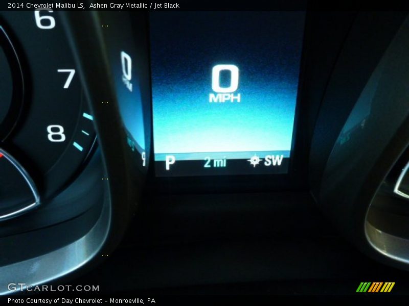 Ashen Gray Metallic / Jet Black 2014 Chevrolet Malibu LS