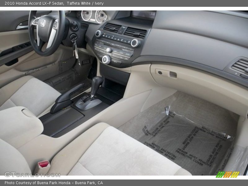 Taffeta White / Ivory 2010 Honda Accord LX-P Sedan