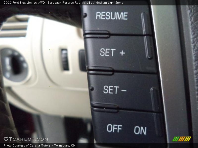 Bordeaux Reserve Red Metallic / Medium Light Stone 2011 Ford Flex Limited AWD