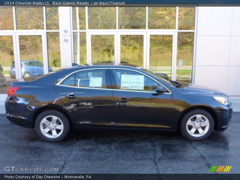 Black Granite Metallic / Jet Black/Titanium 2014 Chevrolet Malibu LS