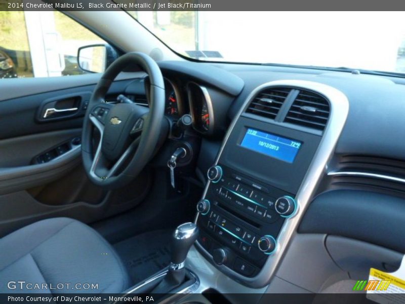 Black Granite Metallic / Jet Black/Titanium 2014 Chevrolet Malibu LS