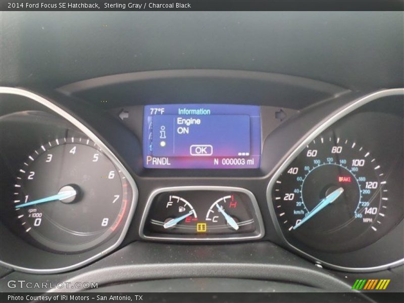 Sterling Gray / Charcoal Black 2014 Ford Focus SE Hatchback