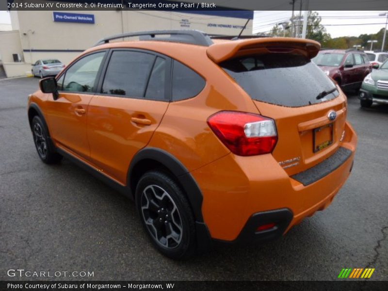 Tangerine Orange Pearl / Black 2014 Subaru XV Crosstrek 2.0i Premium