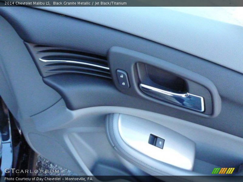 Black Granite Metallic / Jet Black/Titanium 2014 Chevrolet Malibu LS