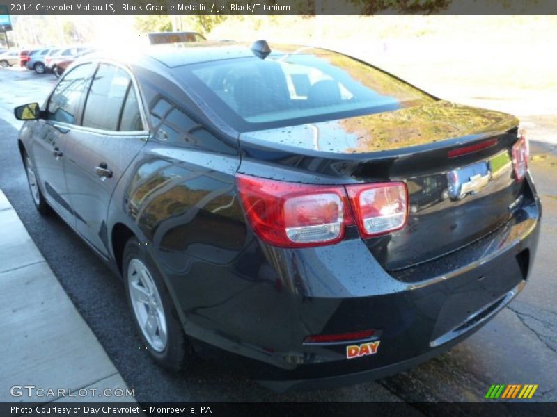 Black Granite Metallic / Jet Black/Titanium 2014 Chevrolet Malibu LS