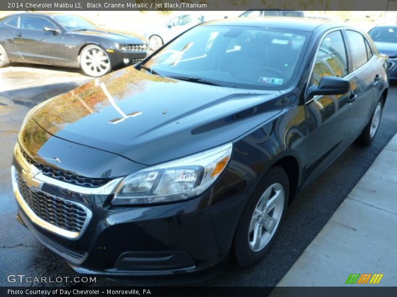Black Granite Metallic / Jet Black/Titanium 2014 Chevrolet Malibu LS