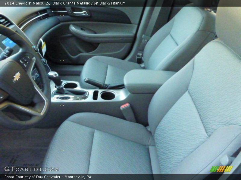 Black Granite Metallic / Jet Black/Titanium 2014 Chevrolet Malibu LS
