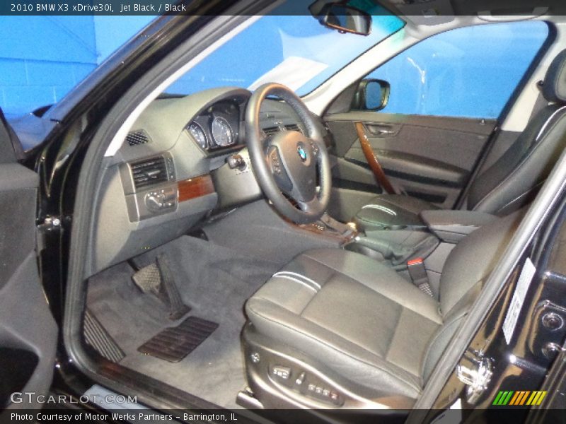 Jet Black / Black 2010 BMW X3 xDrive30i