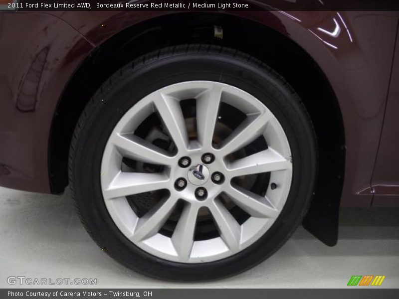 Bordeaux Reserve Red Metallic / Medium Light Stone 2011 Ford Flex Limited AWD