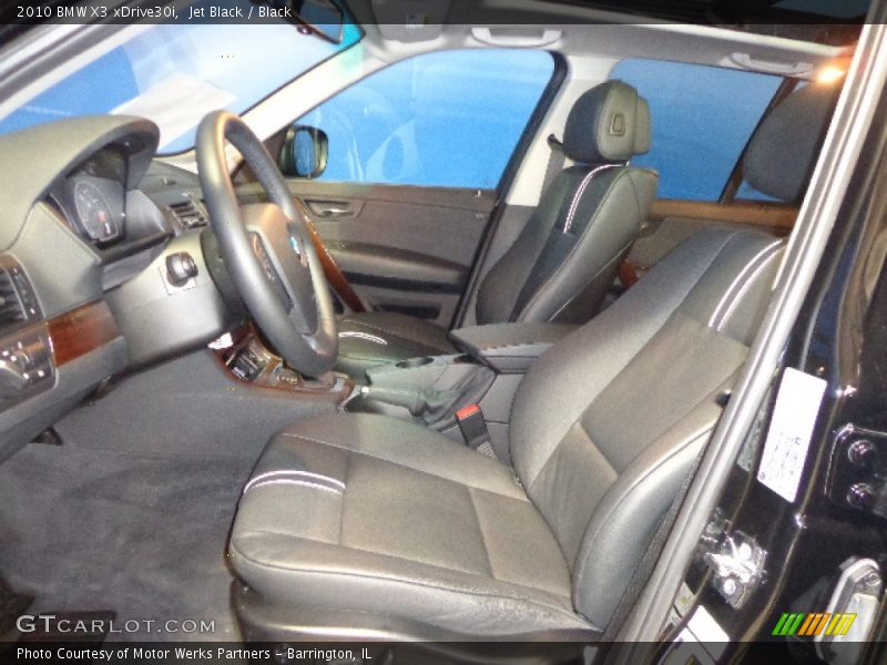 Jet Black / Black 2010 BMW X3 xDrive30i