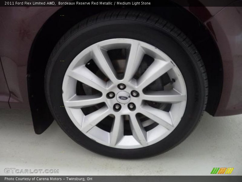 Bordeaux Reserve Red Metallic / Medium Light Stone 2011 Ford Flex Limited AWD
