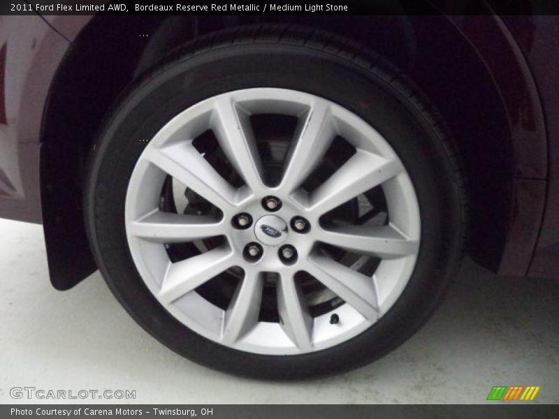 Bordeaux Reserve Red Metallic / Medium Light Stone 2011 Ford Flex Limited AWD