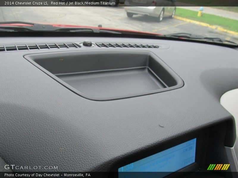 Red Hot / Jet Black/Medium Titanium 2014 Chevrolet Cruze LS
