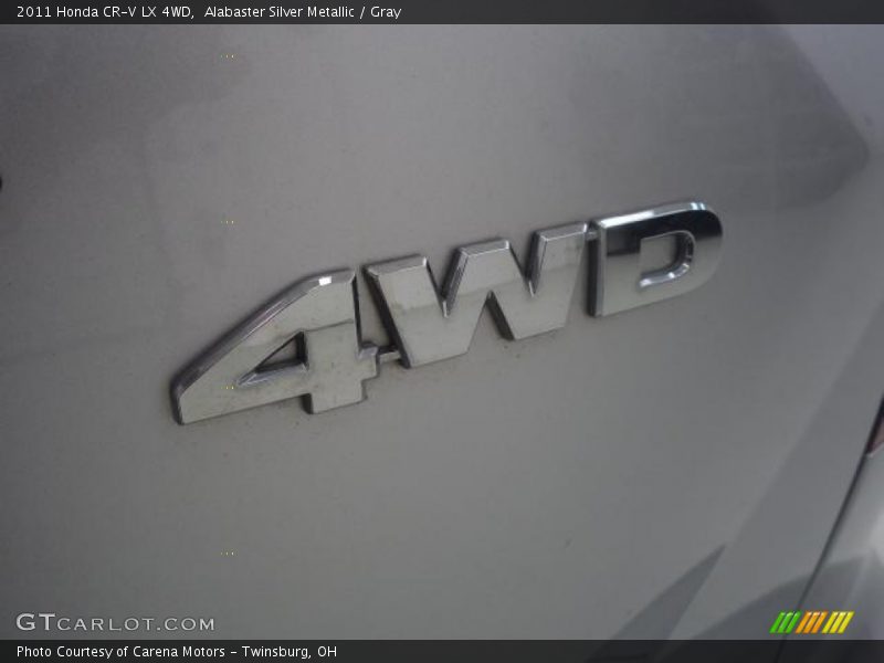Alabaster Silver Metallic / Gray 2011 Honda CR-V LX 4WD