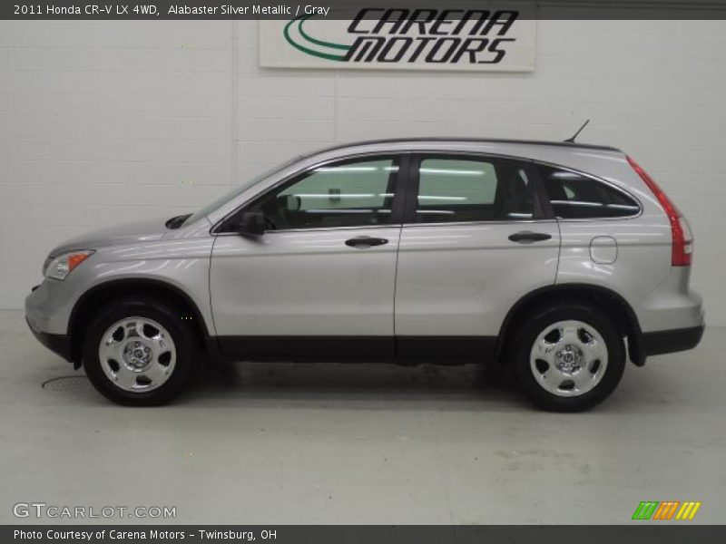 Alabaster Silver Metallic / Gray 2011 Honda CR-V LX 4WD