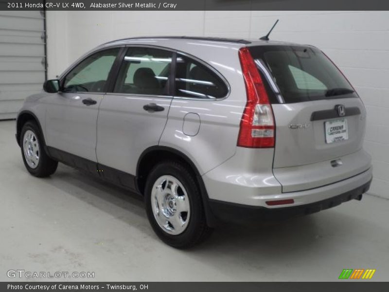 Alabaster Silver Metallic / Gray 2011 Honda CR-V LX 4WD