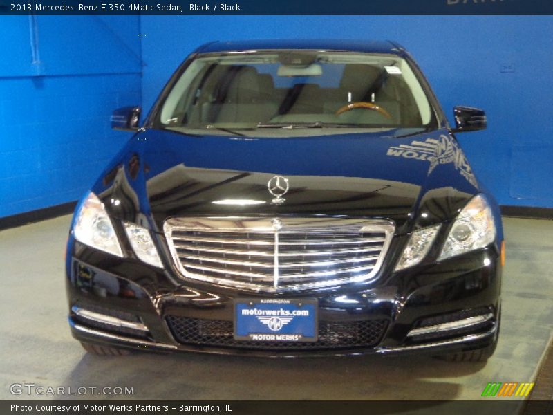 Black / Black 2013 Mercedes-Benz E 350 4Matic Sedan