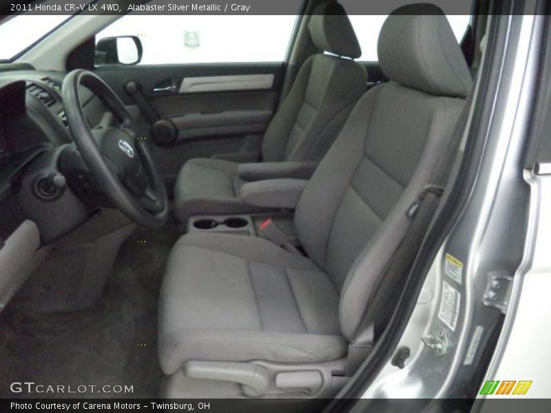Alabaster Silver Metallic / Gray 2011 Honda CR-V LX 4WD