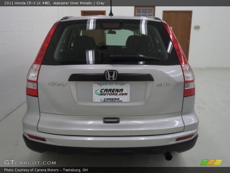 Alabaster Silver Metallic / Gray 2011 Honda CR-V LX 4WD