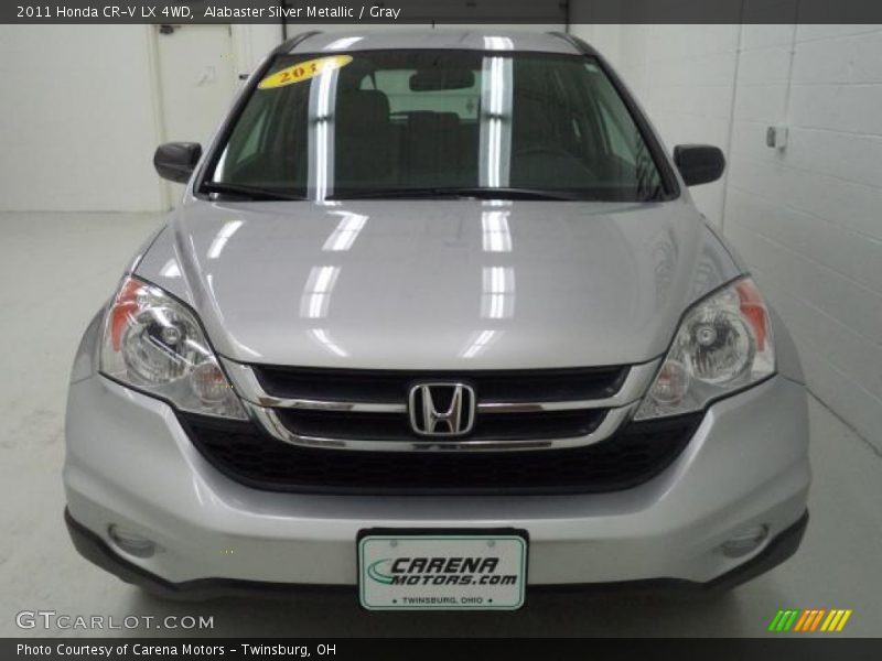 Alabaster Silver Metallic / Gray 2011 Honda CR-V LX 4WD
