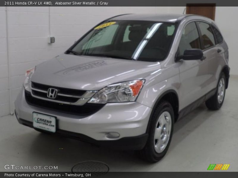 Alabaster Silver Metallic / Gray 2011 Honda CR-V LX 4WD