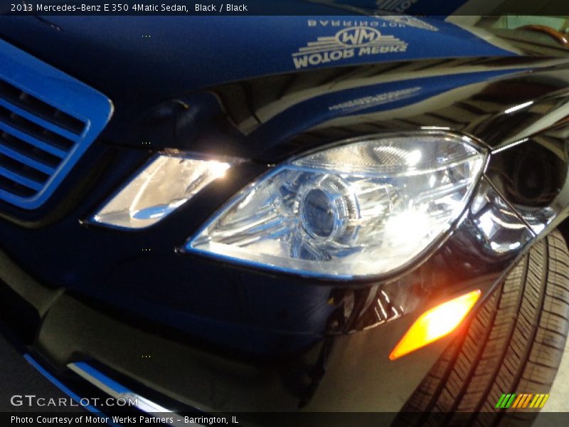 Black / Black 2013 Mercedes-Benz E 350 4Matic Sedan