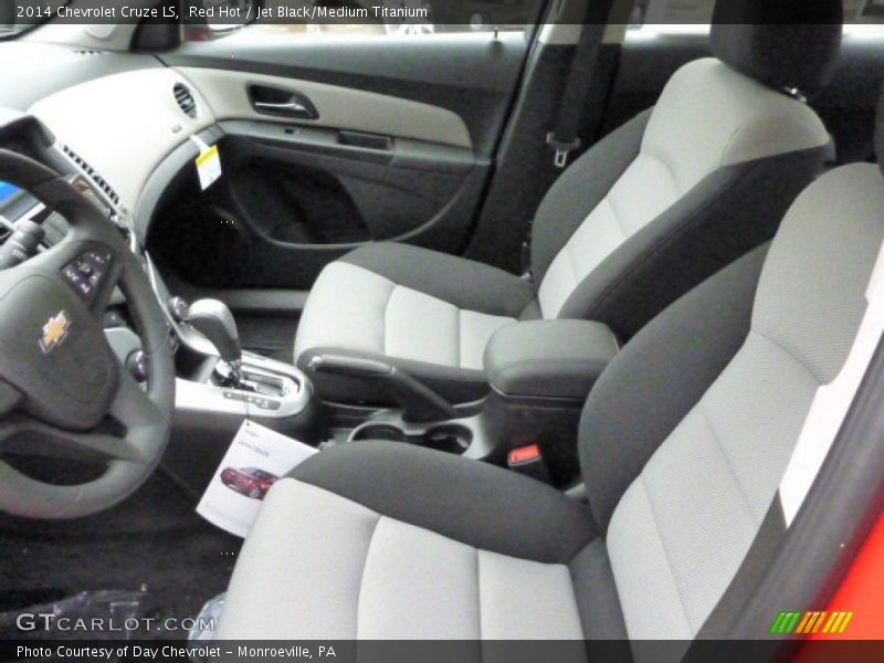 Red Hot / Jet Black/Medium Titanium 2014 Chevrolet Cruze LS